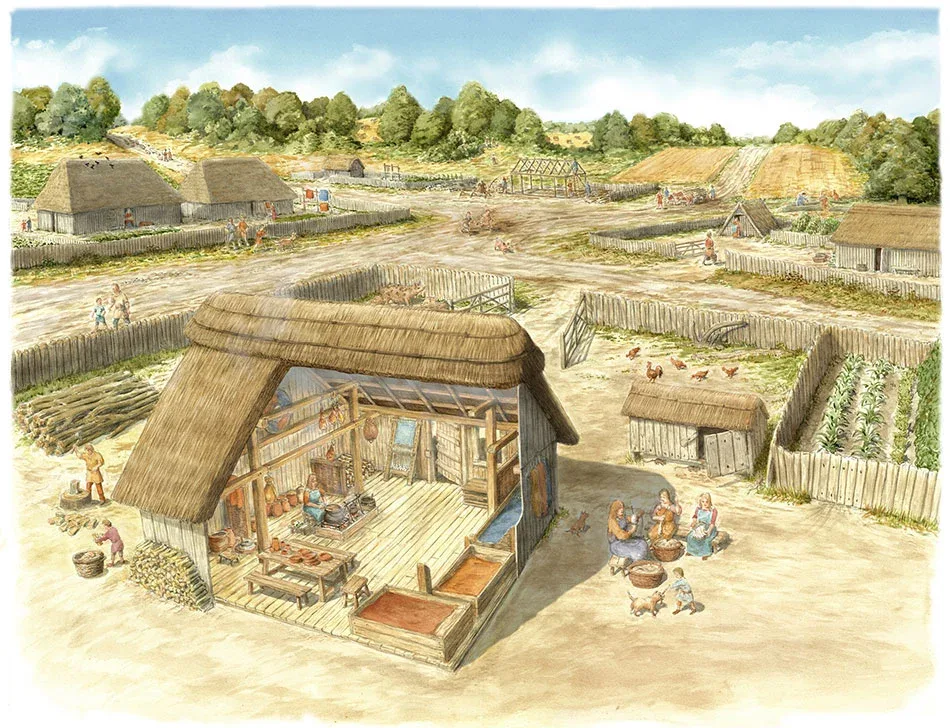 Hangra reconstruction by Alan Duncan © New Forest National Park Authority
